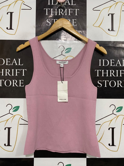 PREVIEW |M| BUST 14| A55| MAUVE RIBBED TANK TOP TECHNICAL UTILITY BASIC