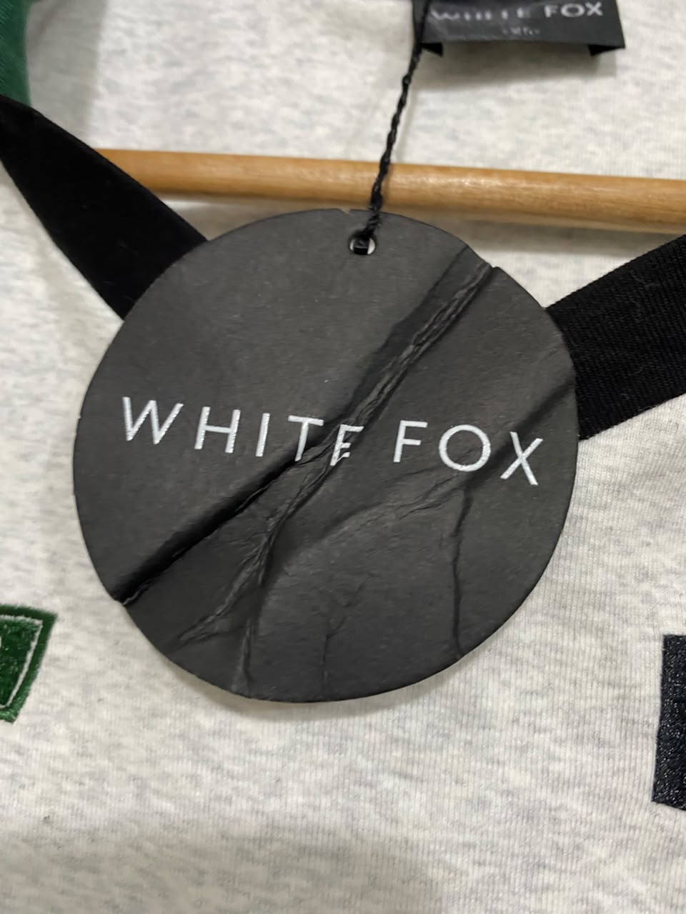 WHITE FOX |XS| BUST 16| A54| GREY AND GREEN SHORT-SLEEVE COLLARED TECHNICAL UTILITY TEE