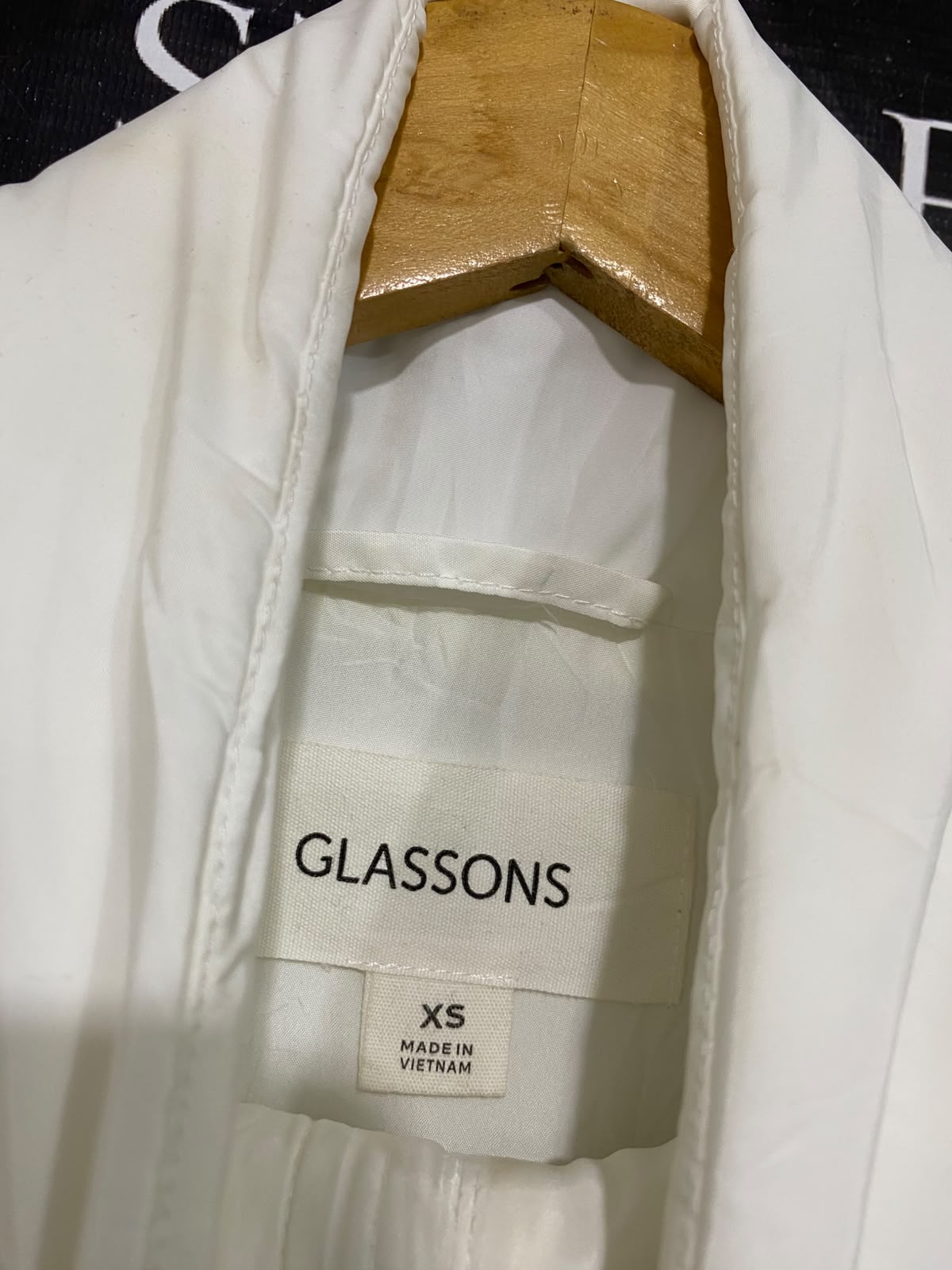 GLASSONS |XS| BUST 21| A56| OFF-WHITE CROPPED PUFFER JACKET TECHNICAL UTILITY OUTERWEAR