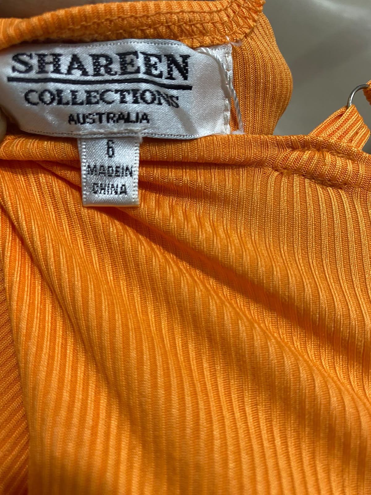 SHAREEN |S| BUST 15| A56| VIBRANT ORANGE KNOT-FRONT CUTOUT TECHNICAL UTILITY MAXI DRESS