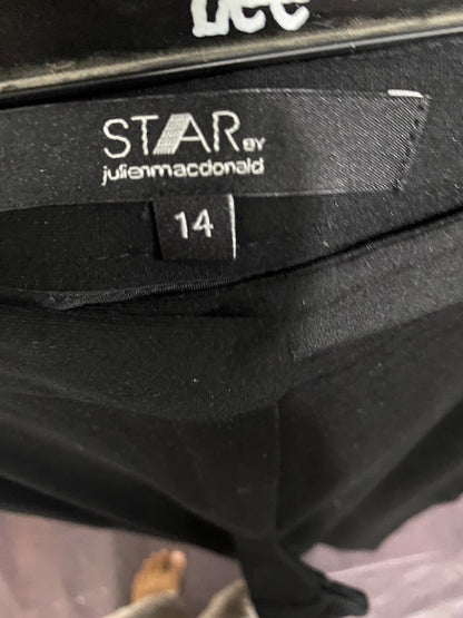 STAR |L| WAIST 32| A55| BLACK TAILORED TECHNICAL UTILITY TROUSERS
