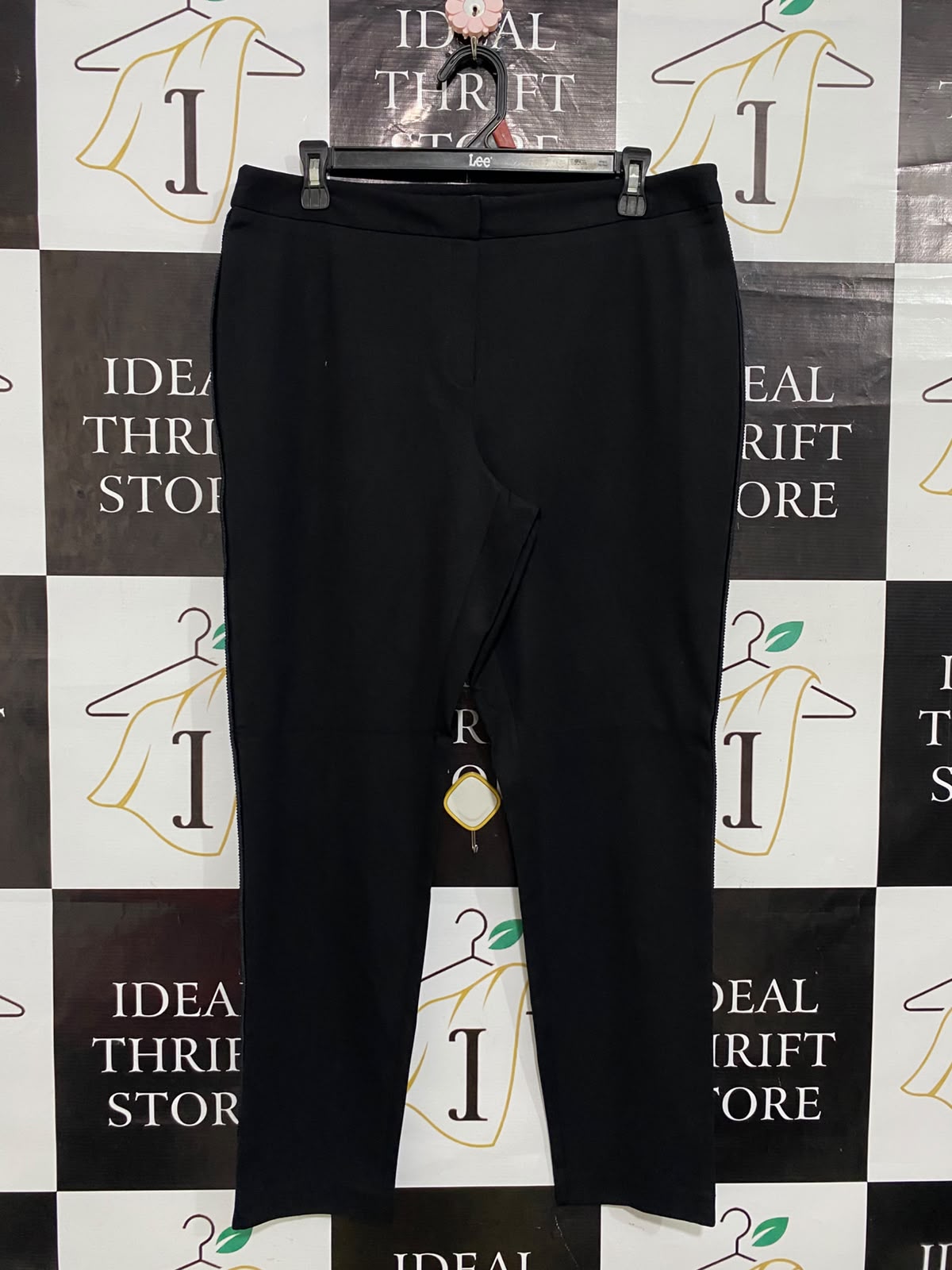 STAR |L| WAIST 32| A55| BLACK TAILORED TECHNICAL UTILITY TROUSERS