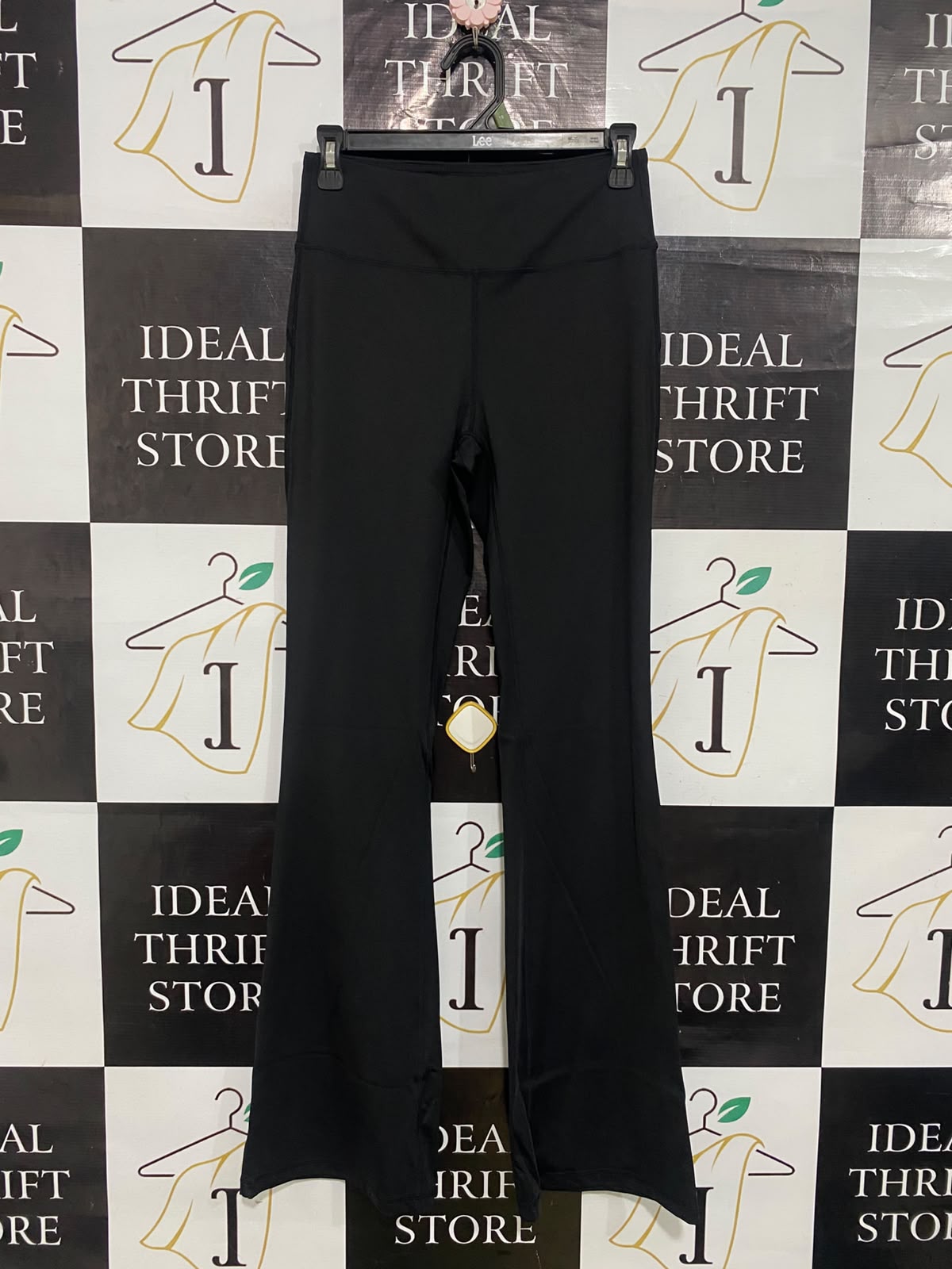 |L| WAIST 26| A32| BLACK FLARED TECHNICAL UTILITY PANTS