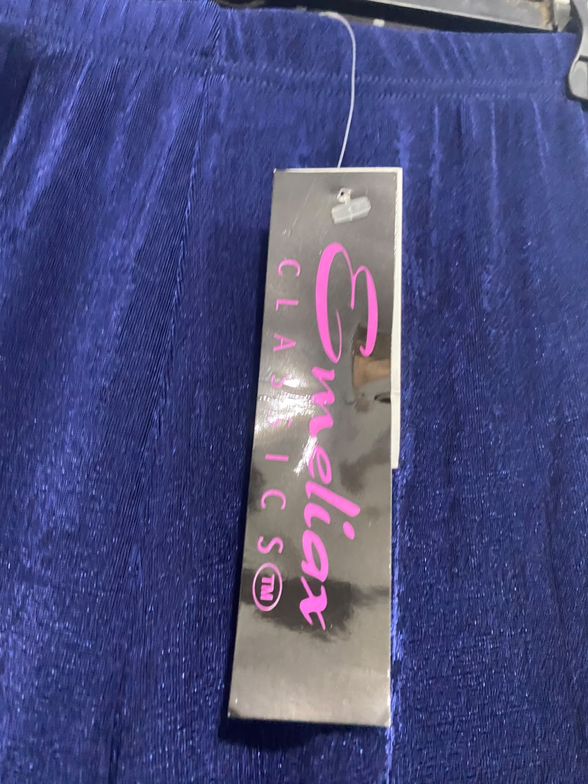 EMELIAX |S| WAIST 26| A32| NAVY VELOUR TECHNICAL UTILITY WIDE-LEG TROUSERS