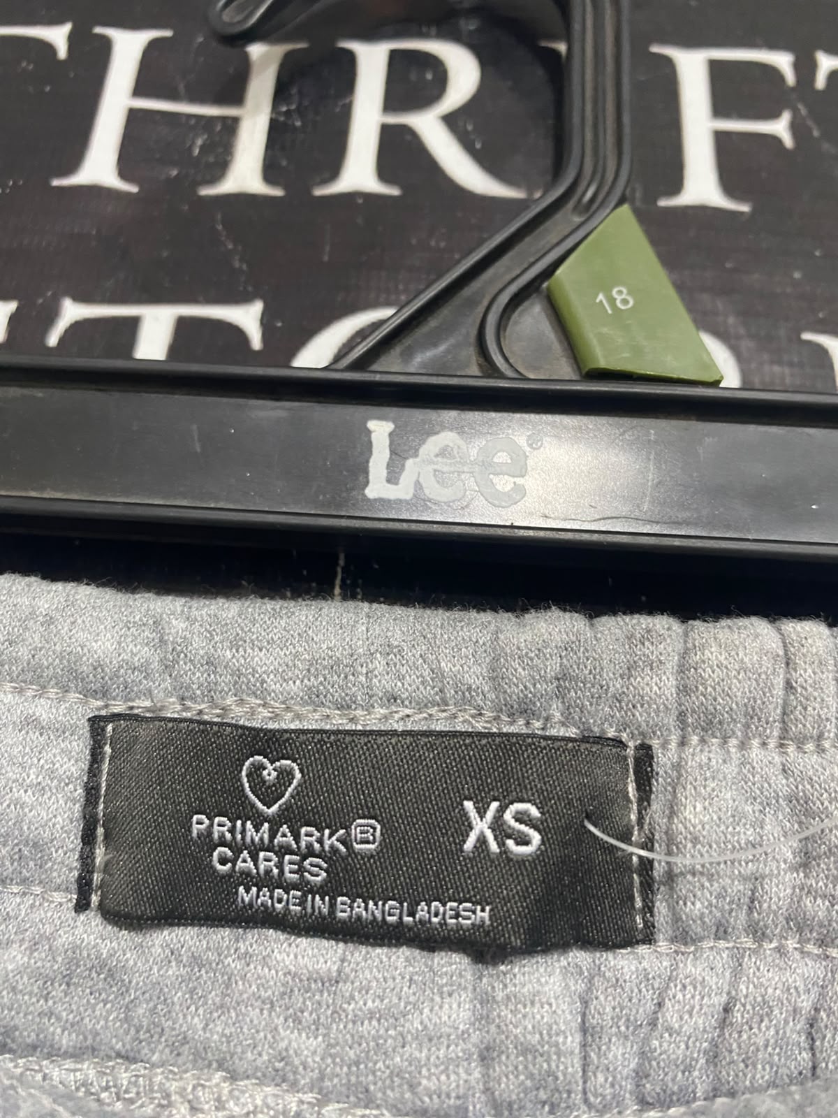 PRIMARK CARES |XS| WAIST 28| A32| GREY FLEECE-BACKED TECHNICAL UTILITY JOGGERS