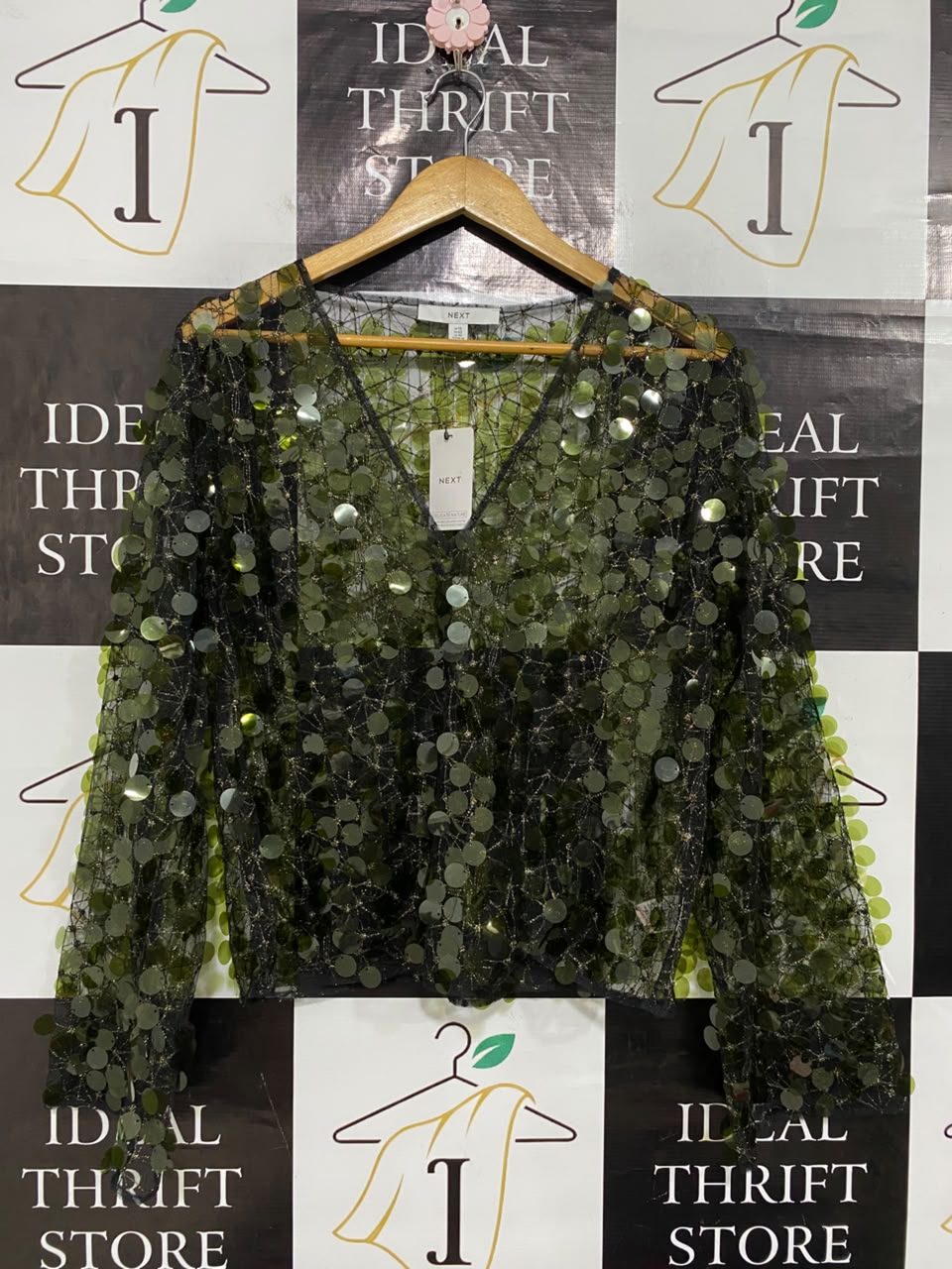 NEXT SEQUIN TOP