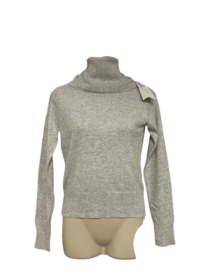 ESPRIT |S| BUST 16| A56| GREY TURTLENECK RIBBED TECHNICAL UTILITY SWEATER