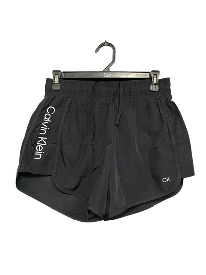 CALVIN KLEIN |M| WAIST 28| A56| BLACK PERFORMANCE TECHNICAL UTILITY RUNNING SHORTS