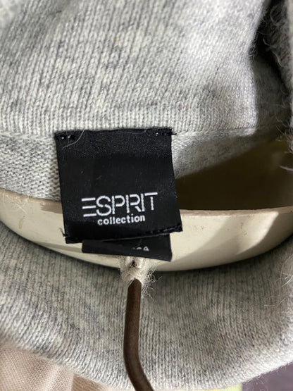 ESPRIT |S| BUST 16| A56| GREY TURTLENECK RIBBED TECHNICAL UTILITY SWEATER