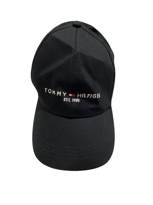 TOMMY HILFIGER | BLACK TECHNICAL UTILITY BASEBALL CAP