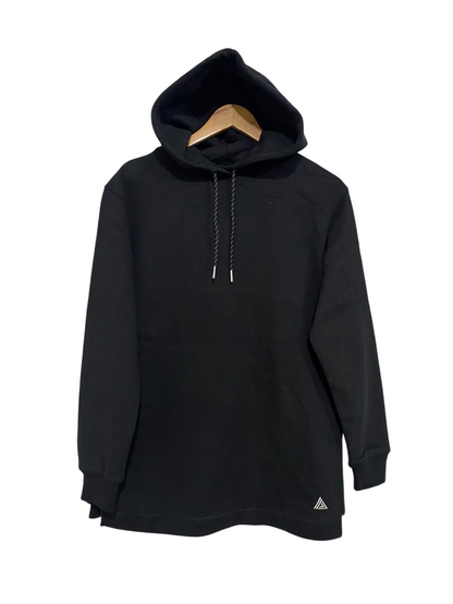 NEXT |S| BUST 20| A57| BLACK TECHNICAL UTILITY PULLOVER HOODIE