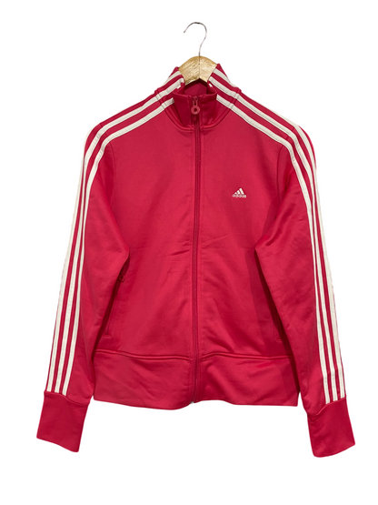 ADIDAS |M| BUST 18| A57| PINK 3-STRIPE STAND-COLLAR TECHNICAL UTILITY TRACK JACKET