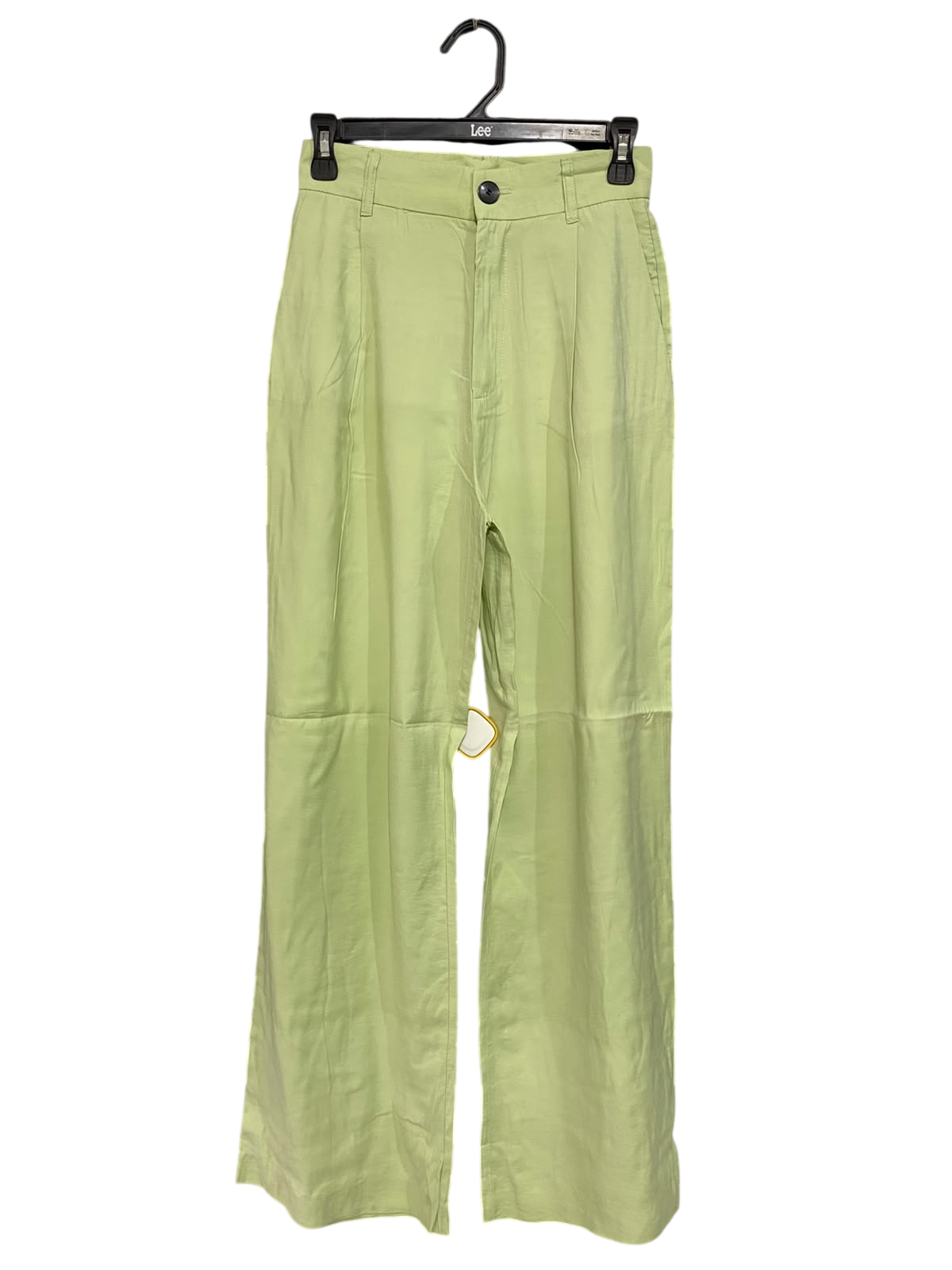ZARA |XS| WAIST 26| A57| PALE GREEN HIGH-WAISTED WIDE-LEG TECHNICAL UTILITY TROUSERS