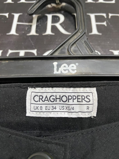 CRAGHOPPERS |L| WAIST 30| A57| CRAGHOPPERS BLACK TECHNICAL UTILITY TROUSERS