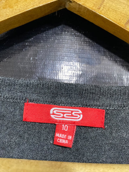 SES |M| BUST 17| A57| CHARCOAL GREY POLKA-DOT TECHNICAL UTILITY CARDIGAN