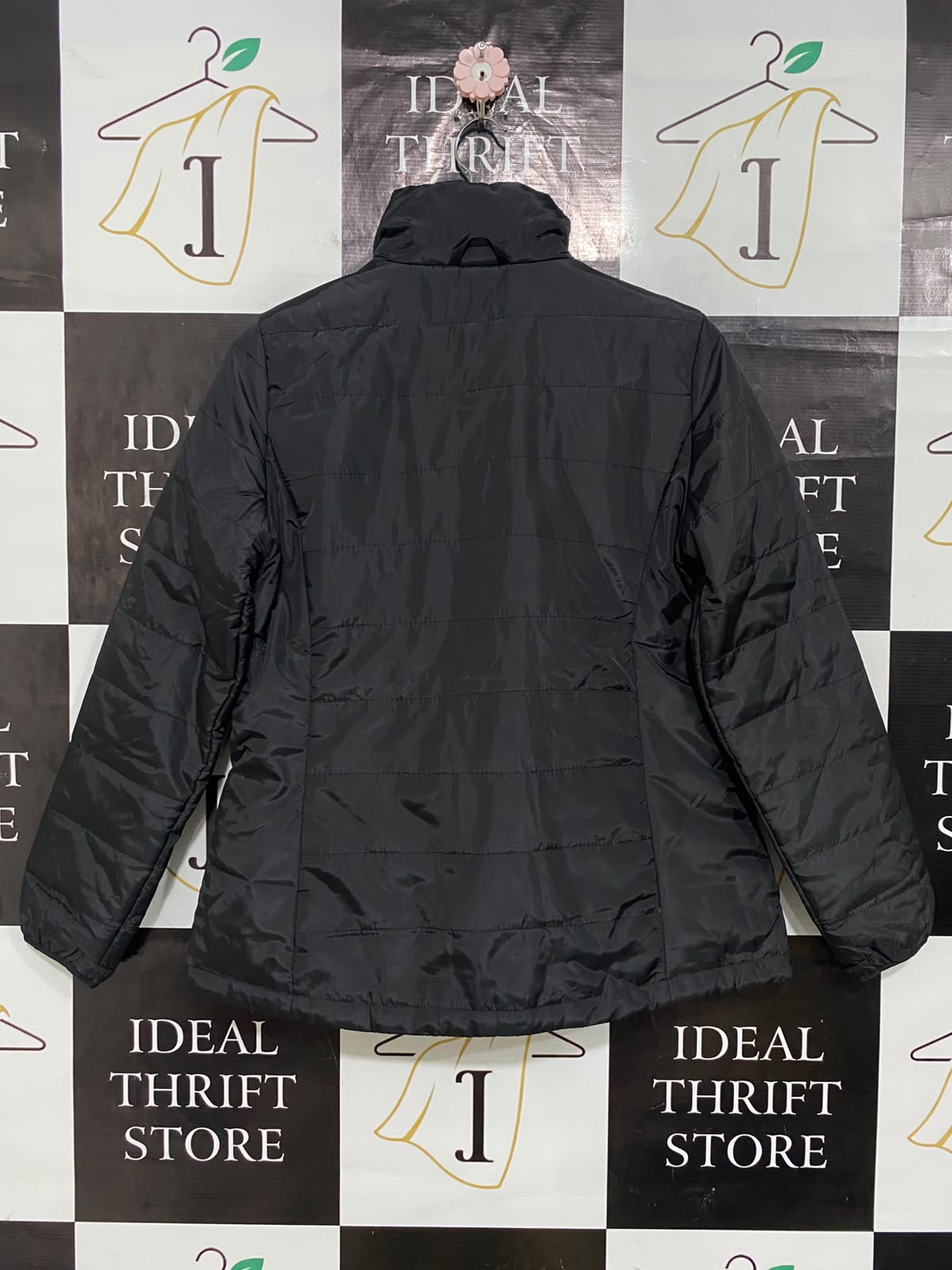 CALVIN KLEIN |M| BUST 19| A57| BLACK QUILTED STAND-COLLAR TECHNICAL UTILITY PUFFER JACKET