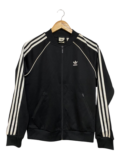 ADIDAS |M| BUST 19| A58| BLACK & WHITE THREE-STRIPE TECHNICAL UTILITY TRACK JACKET