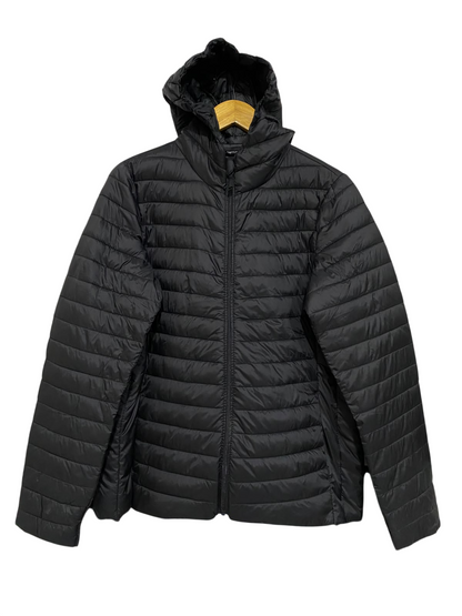 ESMARA |M| BUST 22| A58| BLACK HOODED PUFFER TECHNICAL UTILITY JACKET