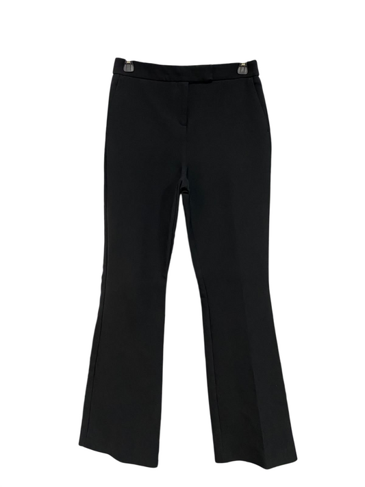 NEXT |S| WAIST 28| A58| BLACK FLARED TAILORED TECHNICAL UTILITY TROUSERS