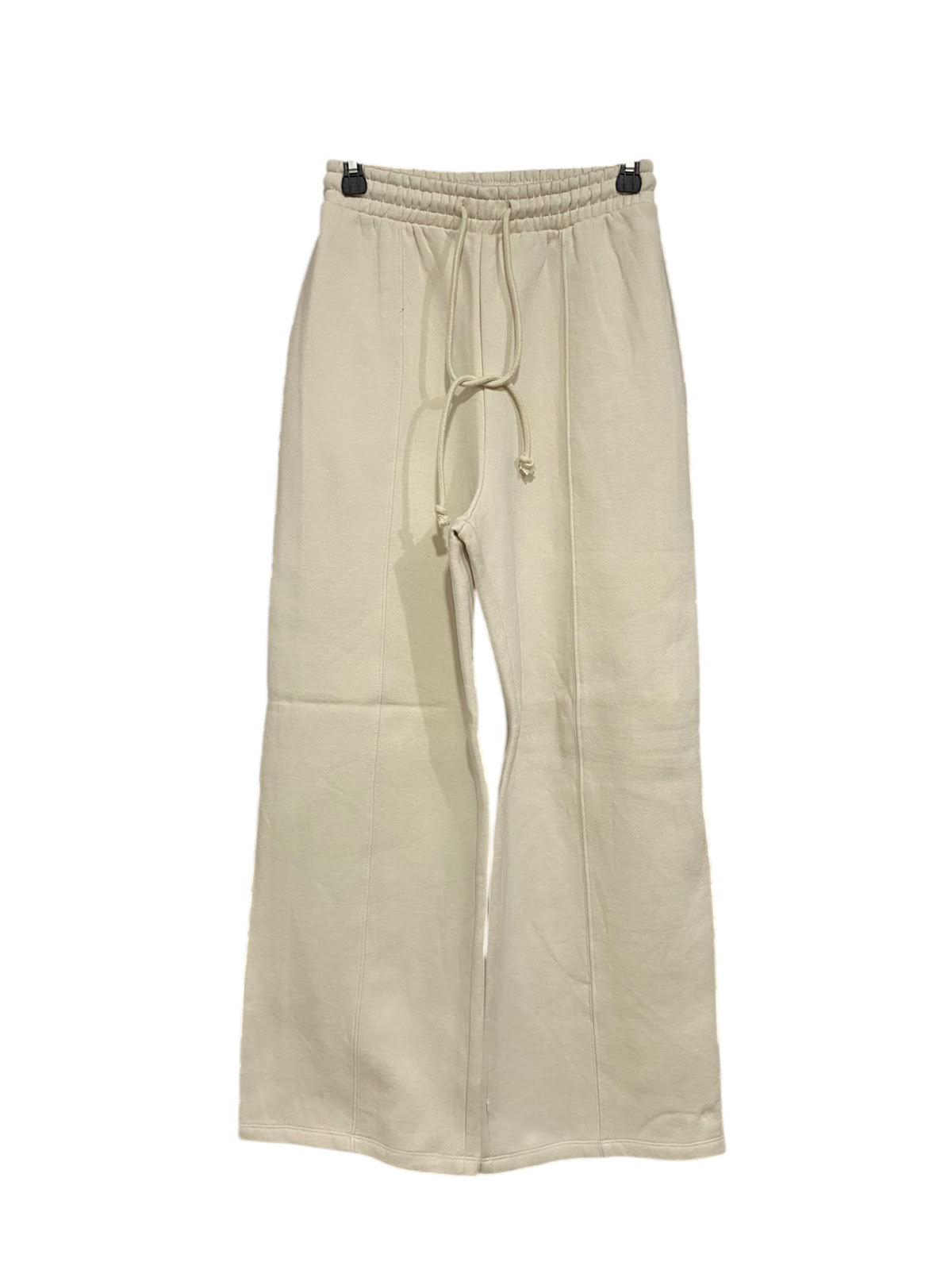 ZARA |S| BUST 26| A58| BEIGE WIDE-LEG DRAWSTRING TECHNICAL UTILITY SWEATPANTS