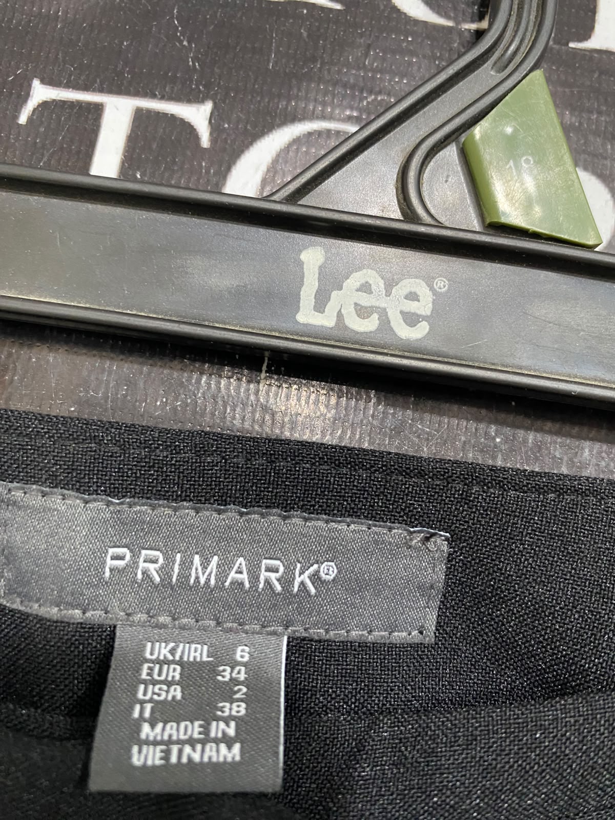 PRIMARK |S| WAIST 28| A58| BLACK TAILORED BELTED TECHNICAL UTILITY TROUSERS