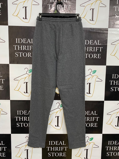 ANKO |S| WAIST 26| A58| CHARCOAL GREY PATCH-POCKET DRAWSTRING TECHNICAL UTILITY SWEATPANTS