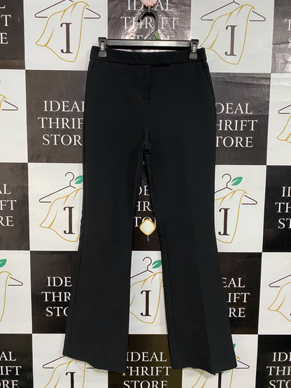 NEXT |S| WAIST 28| A58| BLACK FLARED TAILORED TECHNICAL UTILITY TROUSERS