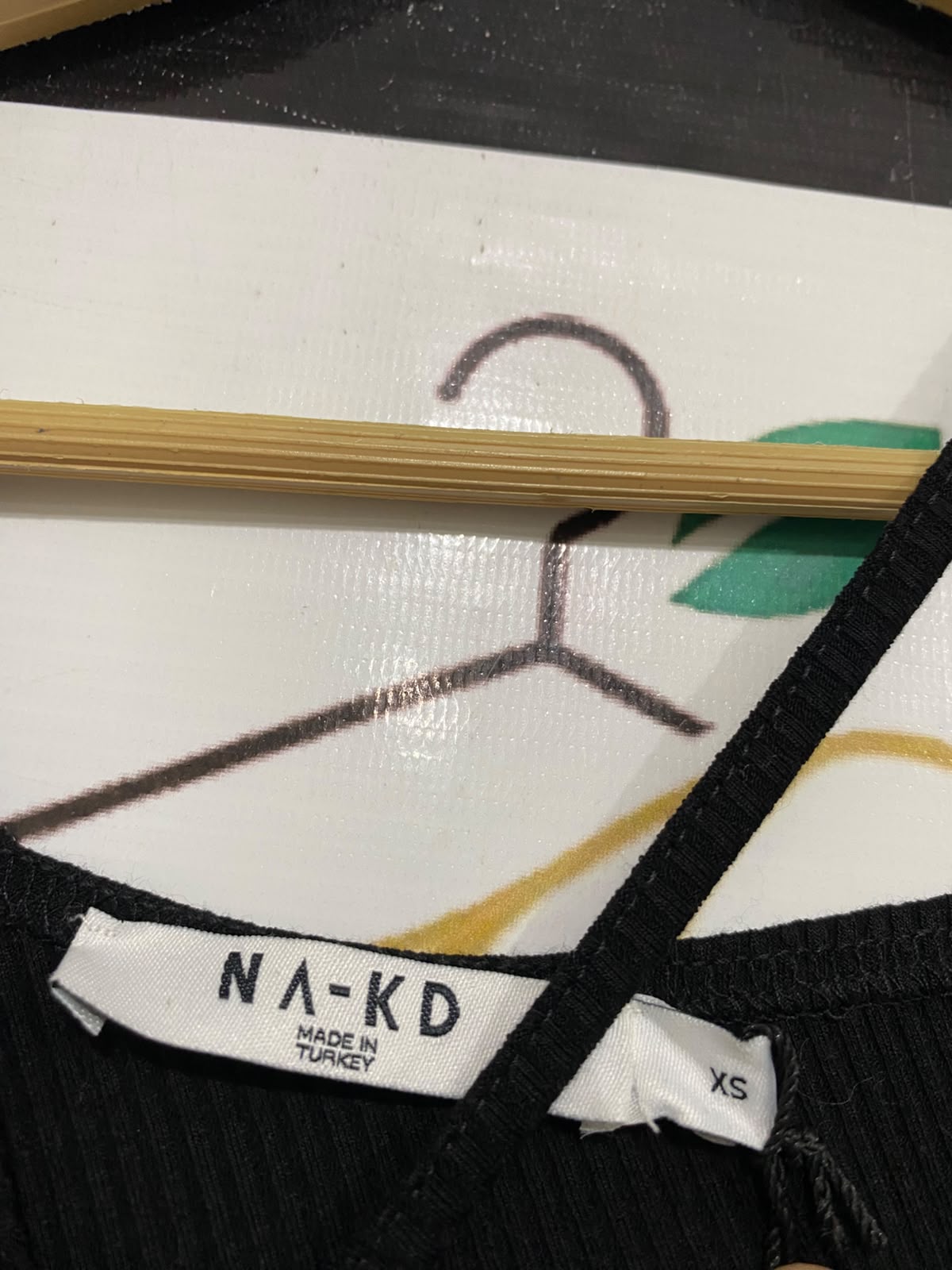 NAKD |XS| BUST 15| A57| BLACK STRAPPY-DETAIL TECHNICAL UTILITY TOP