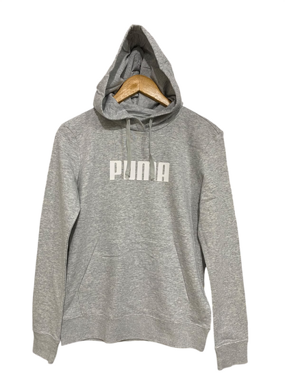 PUMA |XS| BUST 18| A58| GREY LOGO TECHNICAL UTILITY HOODIE
