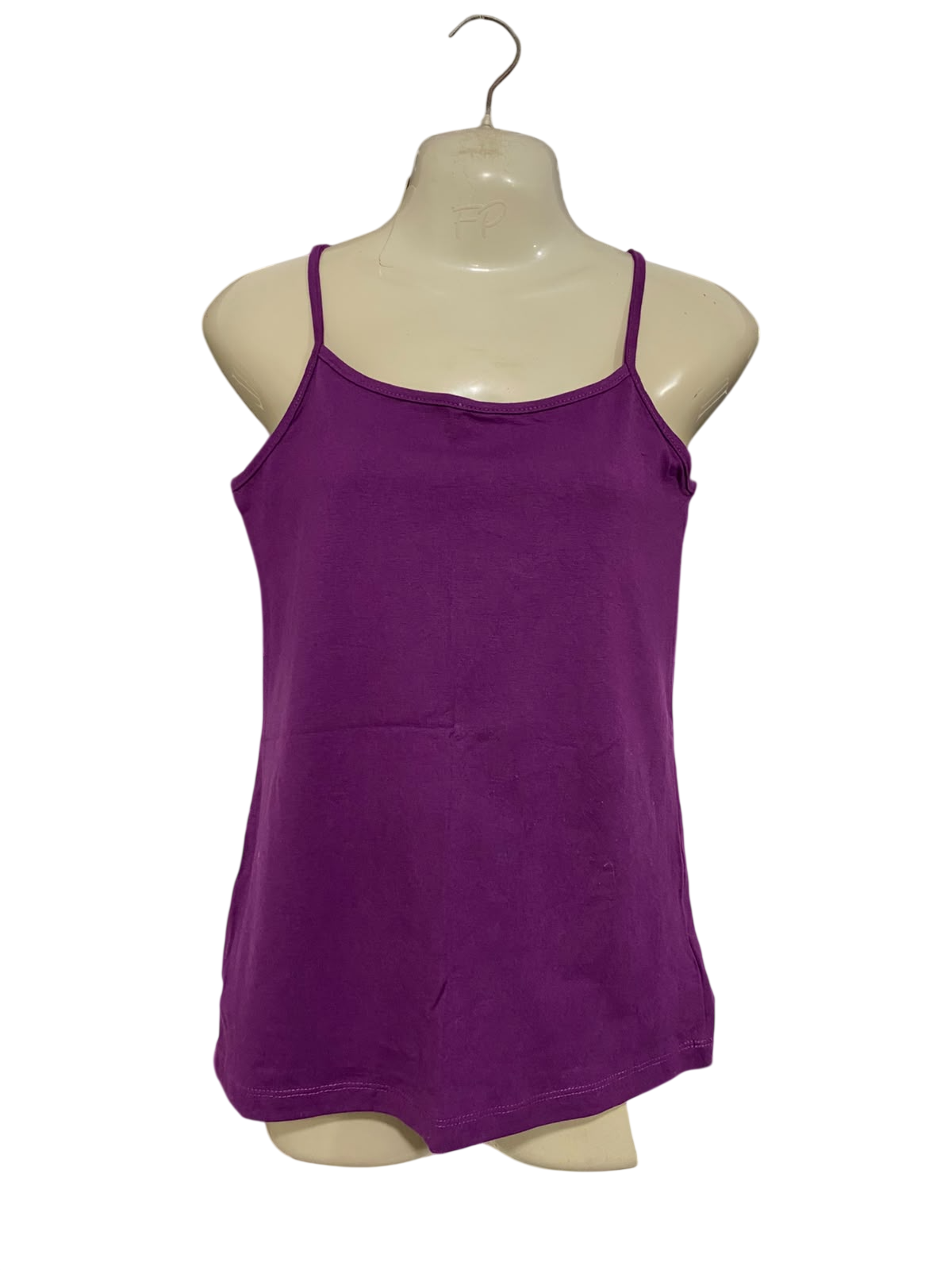 SES |S| BUST 16| A58| PURPLE SPAGHETTI-STRAP TECHNICAL UTILITY CAMI TOP