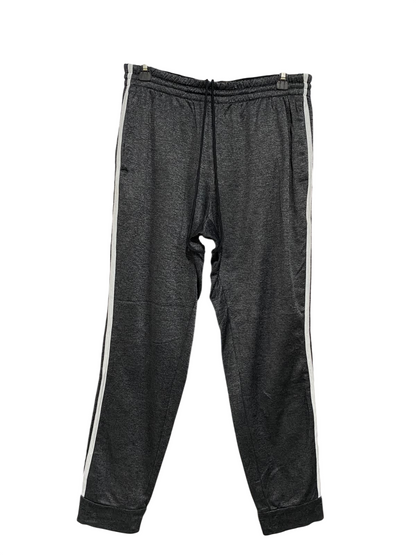 ADIDAS |M| WAIST 30| A59| CHARCOAL GREY SIDE-STRIPE TECHNICAL UTILITY JOGGERS