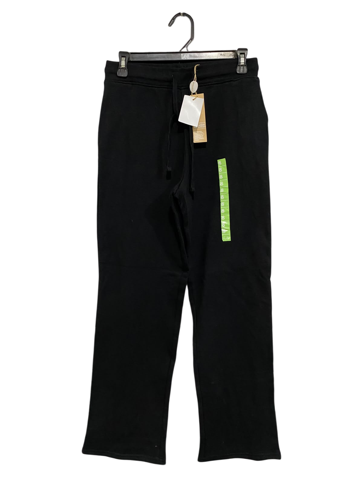 ANKO |M| WAIST 28| A59| BLACK DRAWSTRING-WAIST TECHNICAL UTILITY SWEATPANTS
