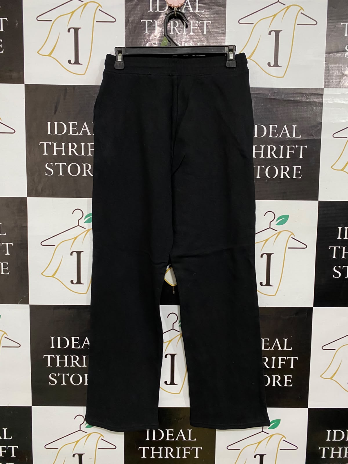 ANKO |M| WAIST 28| A59| BLACK DRAWSTRING-WAIST TECHNICAL UTILITY SWEATPANTS