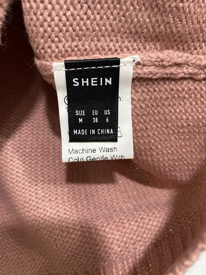 SHEIN |M| BUST 19| A58| DUSTY ROSE V-NECK KNIT TECHNICAL UTILITY SWEATER VEST