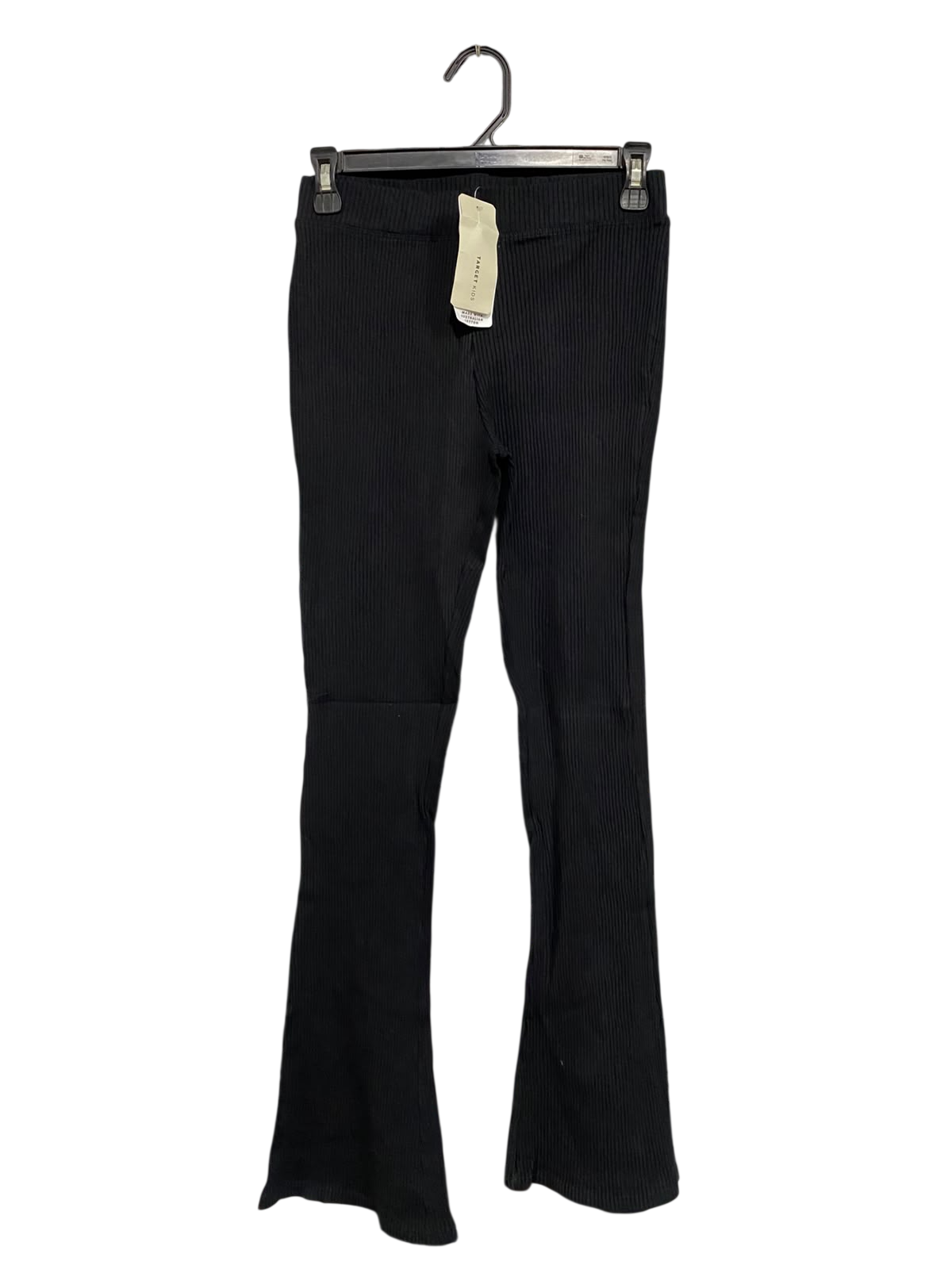 TARGET ACTIVE |XS| WAIST 26| A59|BLACK RIBBED FLARED TECHNICAL UTILITY PANTS