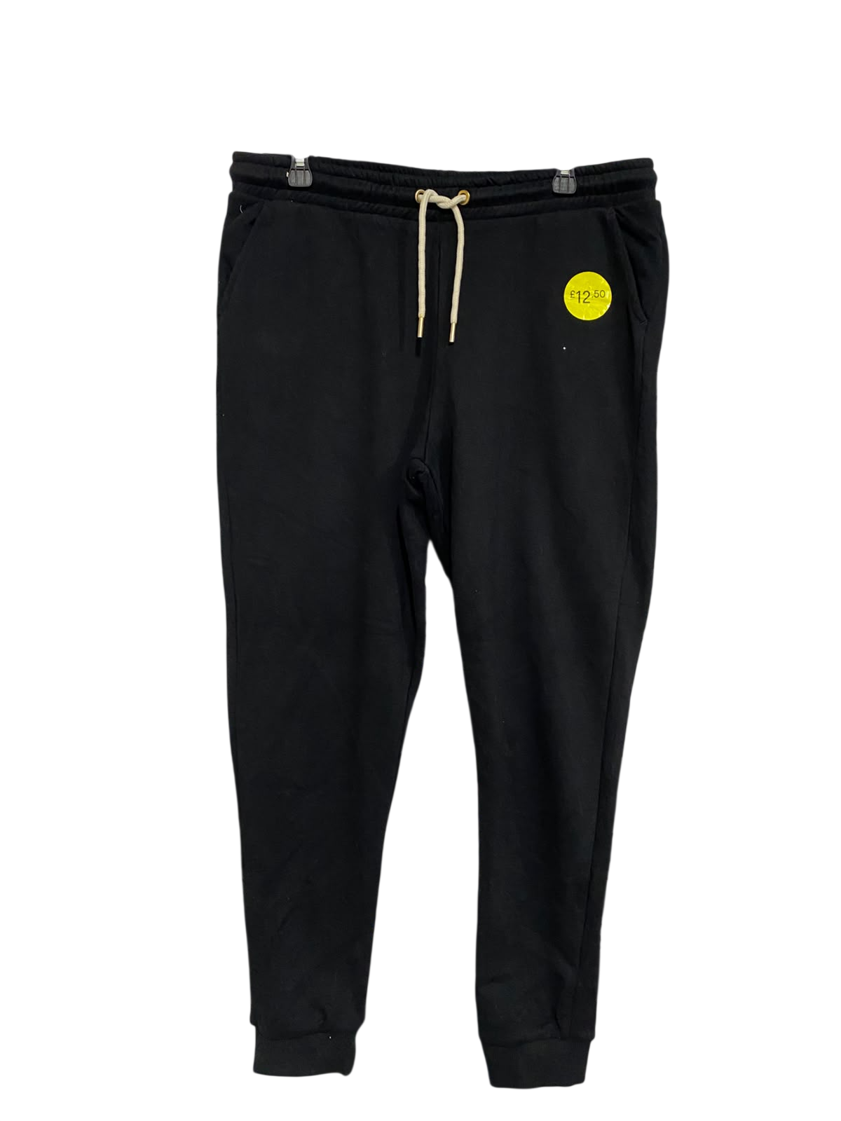 F&F |XL| WAIST 36| A60| BLACK DRAWSTRING TECHNICAL UTILITY JOGGERS