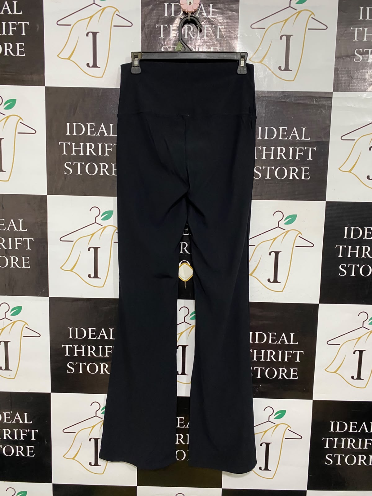 COTTON ON |M| WAIST 28| A60| BLACK HIGH-WAISTED FLARED TECHNICAL UTILITY TROUSERS