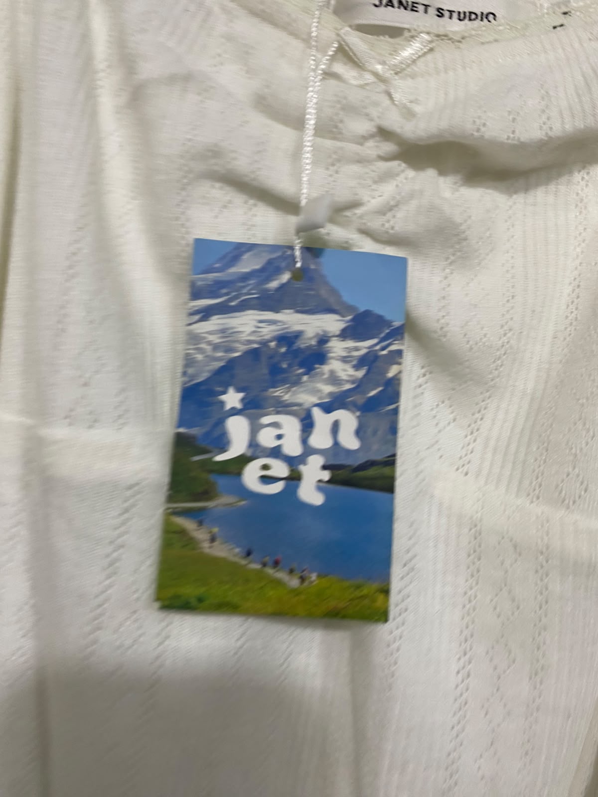 JANET STUDIO |M| BUST 14| A60| OFF-WHITE SQUARE-NECK TECHNICAL UTILITY MINI DRESS
