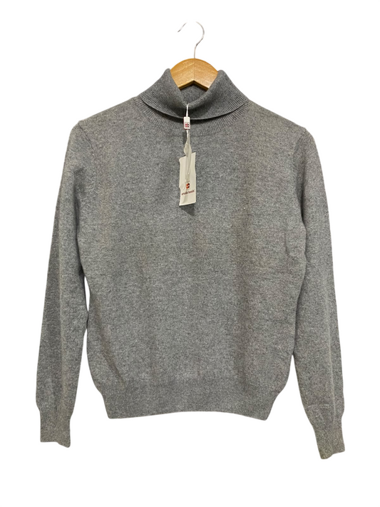 ARNALDO BASSINI |M| BUST 19| A60| GREY TURTLENECK TECHNICAL UTILITY SWEATER