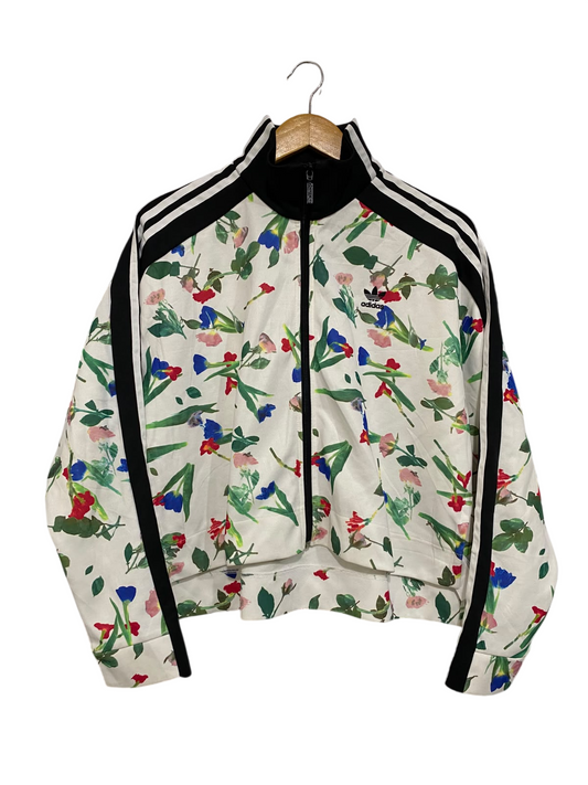 ADIDAS |M| BUST 22| A61| FLORAL PRINT TRACK JACKET TECHNICAL UTILITY OUTERWEAR