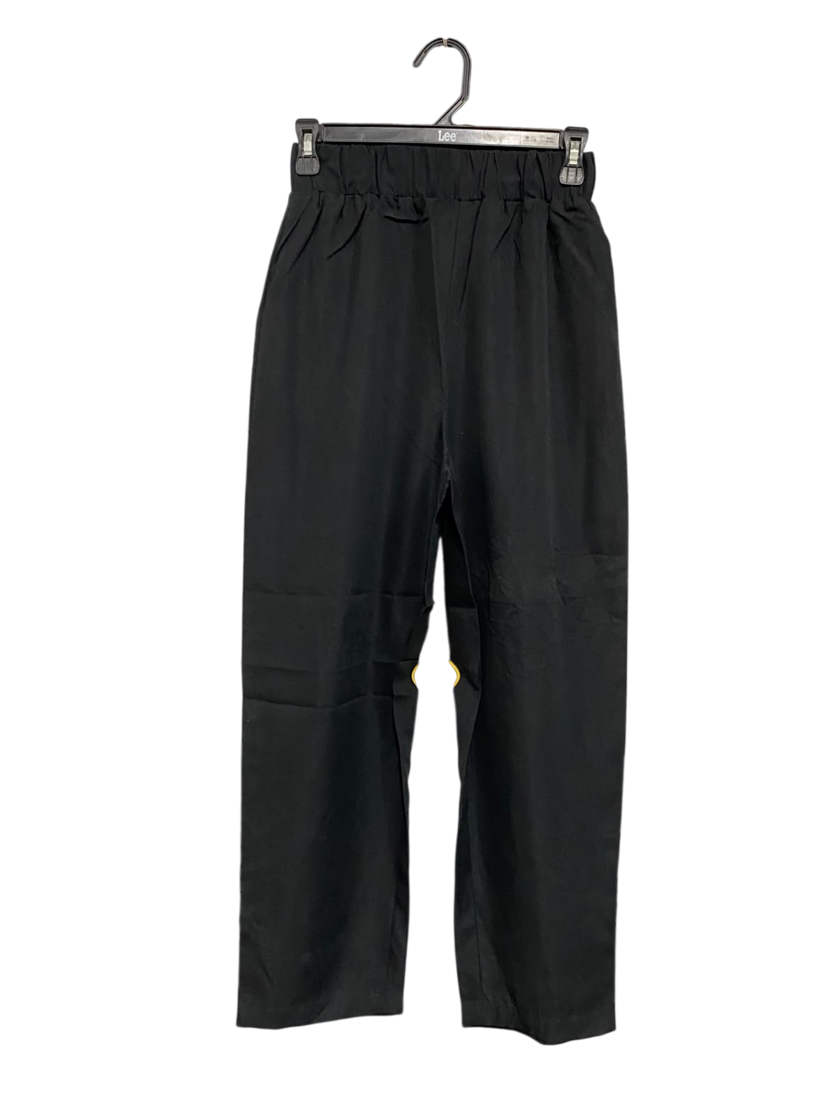 SHEIN |M| WAIST 25| A61| BLACK HIGH-WAISTED ELASTIC-BAND TECHNICAL UTILITY TROUSERS