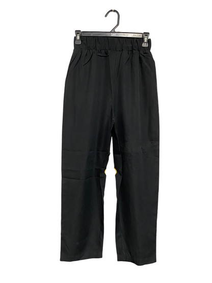 SHEIN |M| WAIST 25| A61| BLACK HIGH-WAISTED ELASTIC-BAND TECHNICAL UTILITY TROUSERS