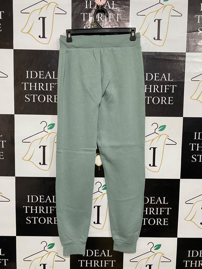 PRIMARK CARES |XS| WAIST 28| A61| SAGE GREEN DRAWSTRING TECHNICAL UTILITY JOGGERS