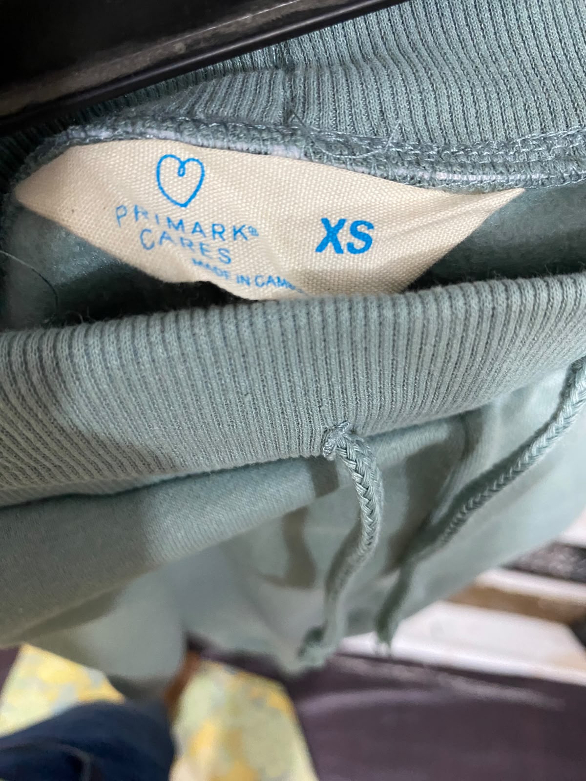 PRIMARK CARES |XS| WAIST 28| A61| SAGE GREEN DRAWSTRING TECHNICAL UTILITY JOGGERS