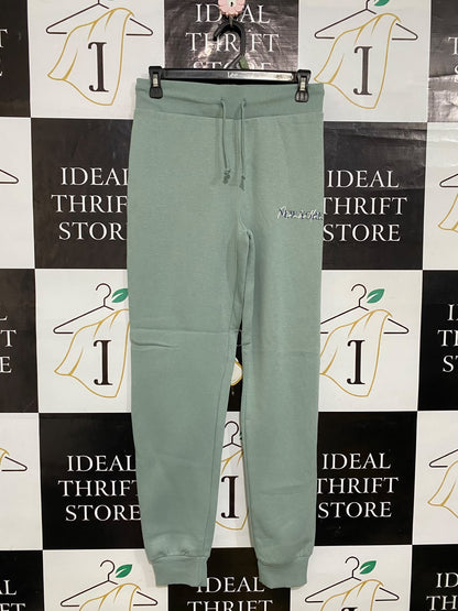 PRIMARK CARES |XS| WAIST 28| A61| SAGE GREEN DRAWSTRING TECHNICAL UTILITY JOGGERS