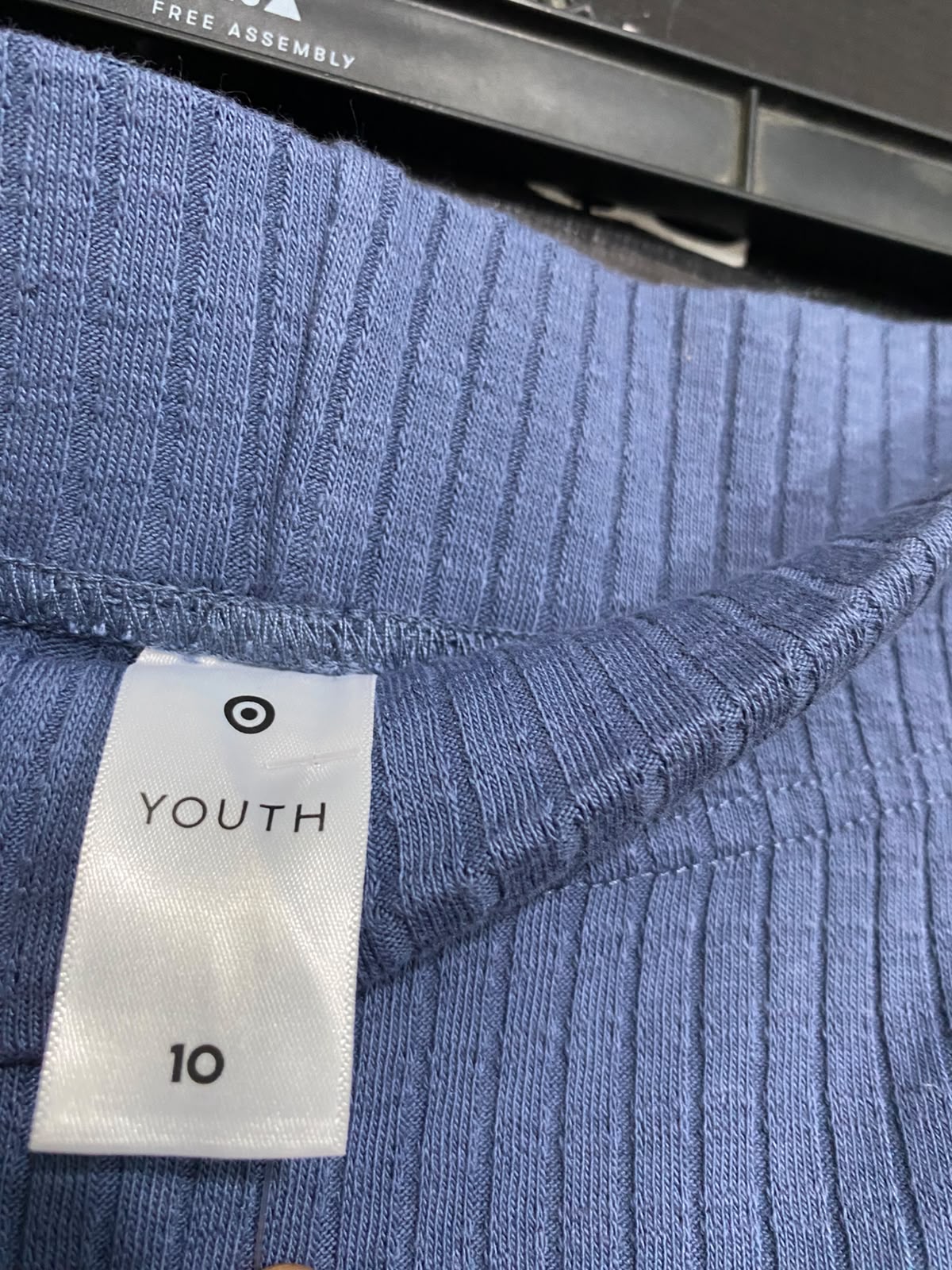 TARGET ACTIVE |XS| WAIST 24| A61| BLUE RIBBED FLARED TECHNICAL UTILITY TROUSERS