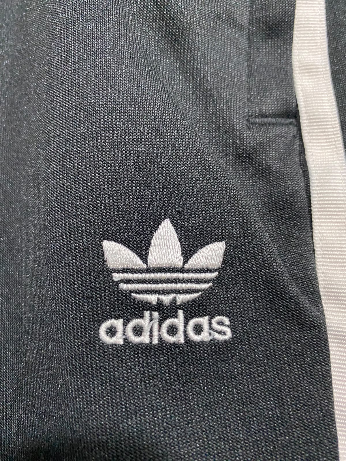 ADIDAS |M| WAIST 28| A61| BLACK THREE-STRIPE TECHNICAL UTILITY JOGGERS