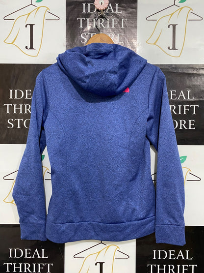 THE NORTH FACE |S| BUST 18| A61| HEATHER BLUE AND PINK TECHNICAL UTILITY HOODIE