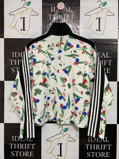 ADIDAS |M| BUST 22| A61| FLORAL PRINT TRACK JACKET TECHNICAL UTILITY OUTERWEAR