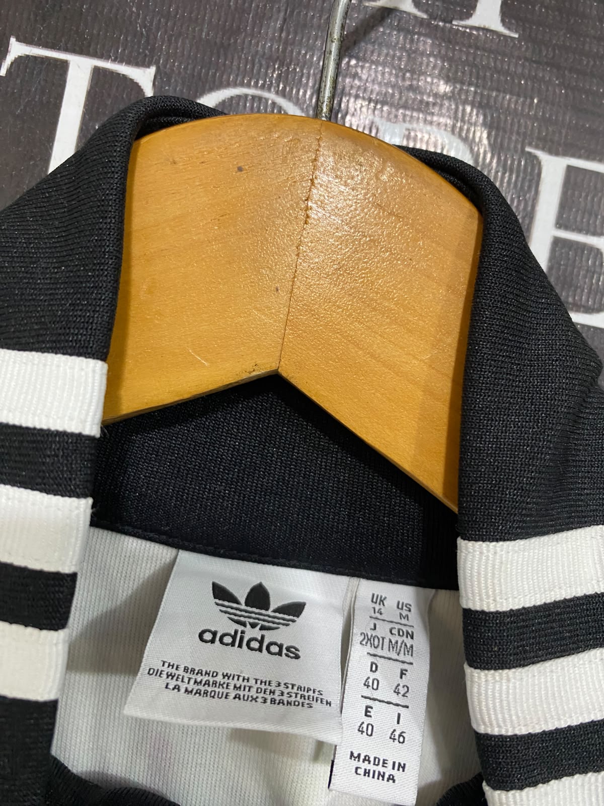 ADIDAS |M| BUST 22| A61| FLORAL PRINT TRACK JACKET TECHNICAL UTILITY OUTERWEAR